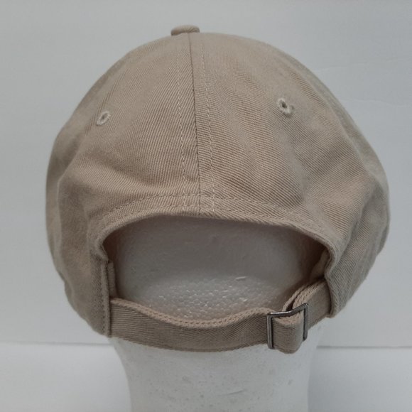 Jeep Dad Hat Cap Beige Cotton Relaxed Strap Embroidered Patch - Picture 4 of 4